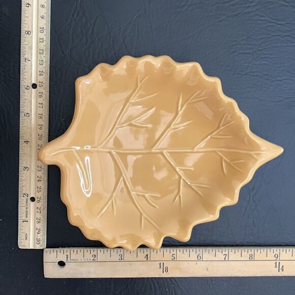 Harvest Kohl’s Sold As Set 3 Yellow Red Green Trinket Appetizer Serving Dishes - Picture 11 of 11